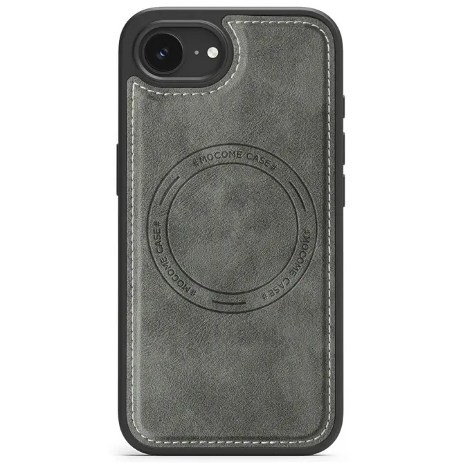 Coque iPhone 17e / 16e Compatible MagSafe Effet Cuir