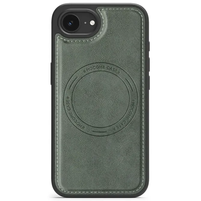 Coque iPhone 17e / 16e Compatible MagSafe Effet Cuir