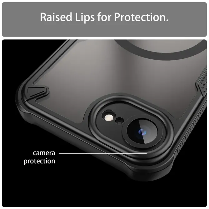 Coque iPhone 17e / 16e Magnétique Bumper Antichoc | Rugged-Frost
