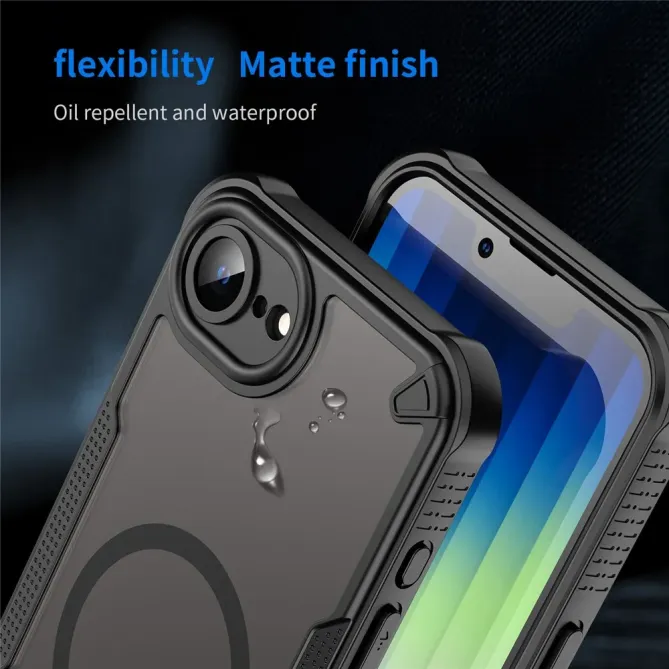 Coque iPhone 17e / 16e Magnétique Bumper Antichoc | Rugged-Frost