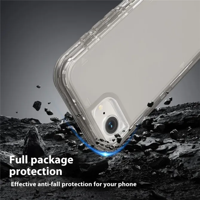 Coque iPhone 17e / 16e 3 en 1 Démontable Transparente Antichoc