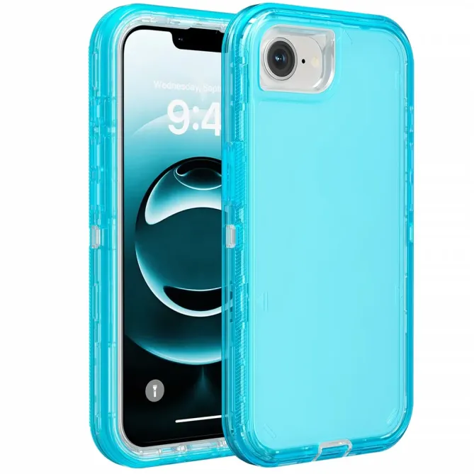 Coque iPhone 17e / 16e 3 en 1 Démontable Transparente Antichoc