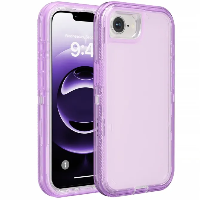 Coque iPhone 17e / 16e 3 en 1 Démontable Transparente Antichoc