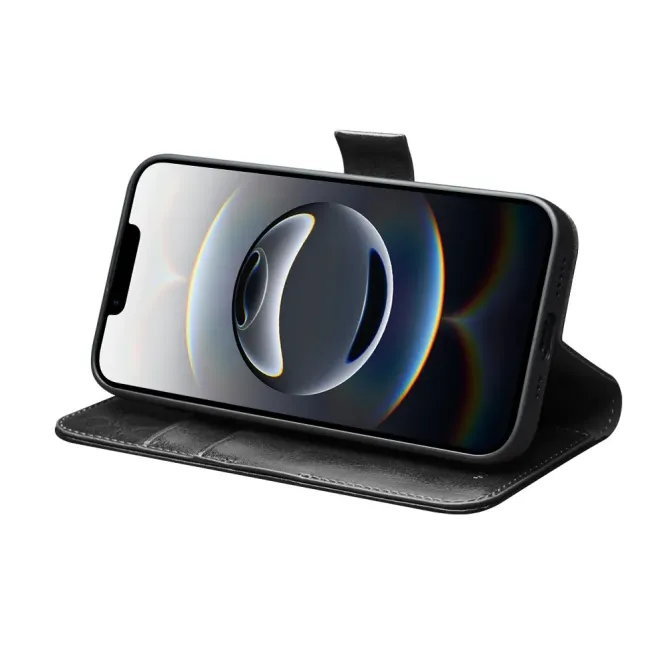 Housse iPhone 17e / 16e QIALINO en cuir véritable