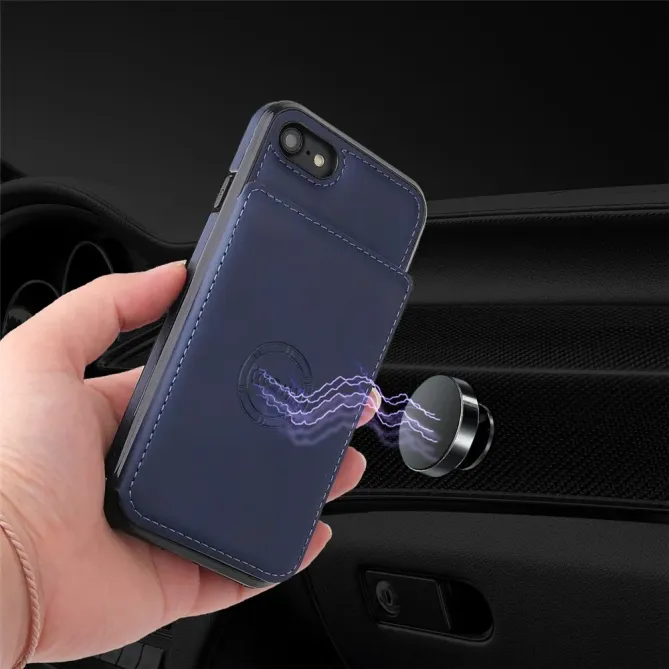 Coque iPhone 17e / 16e Portefeuille Support Similicuir