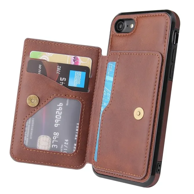 Coque iPhone 17e / 16e Portefeuille Support Similicuir