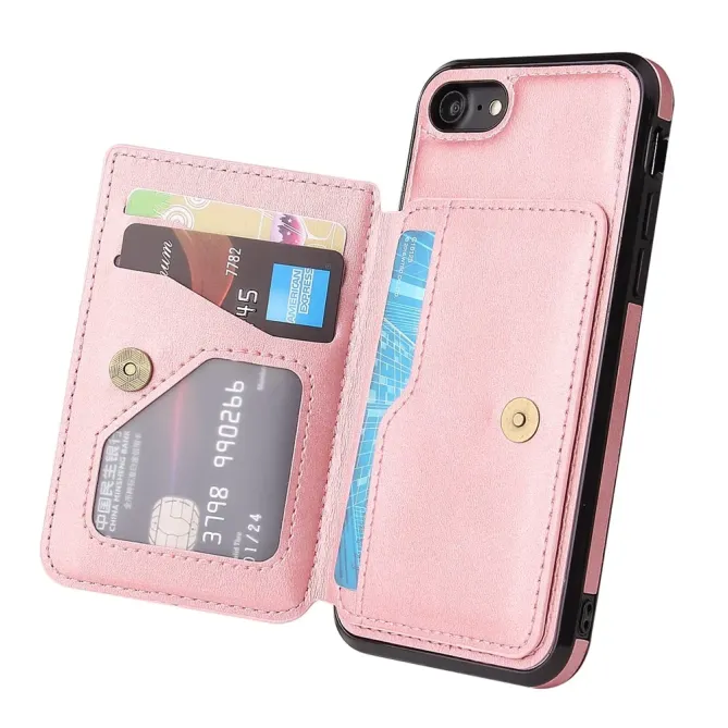 Coque iPhone 17e / 16e Portefeuille Support Similicuir