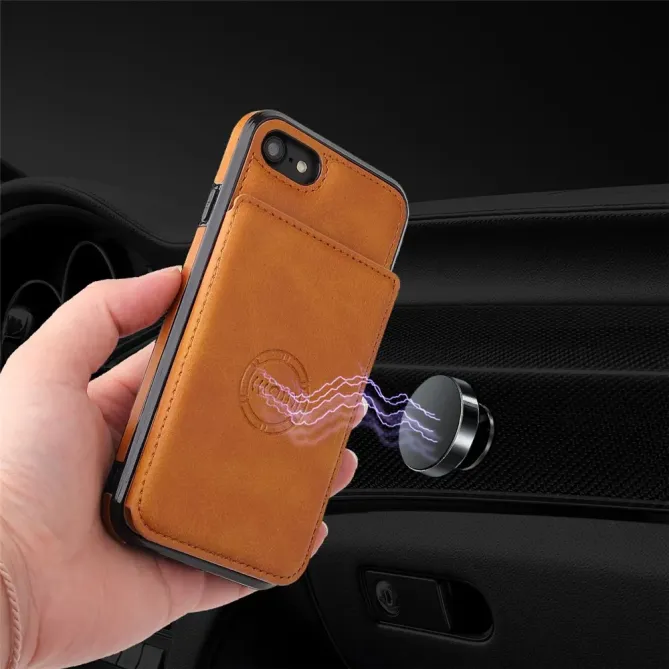 Coque iPhone 17e / 16e Portefeuille Support Similicuir