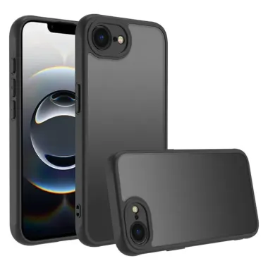 Coque iPhone 17e / 16e Hybride Dos Mat Anti-Traces