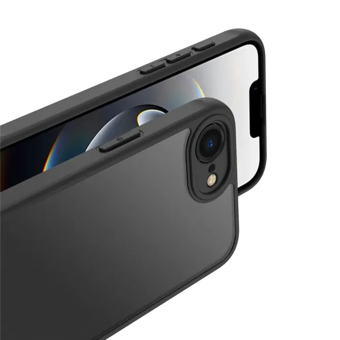 Coque iPhone 17e / 16e Hybride Dos Mat Anti-Traces