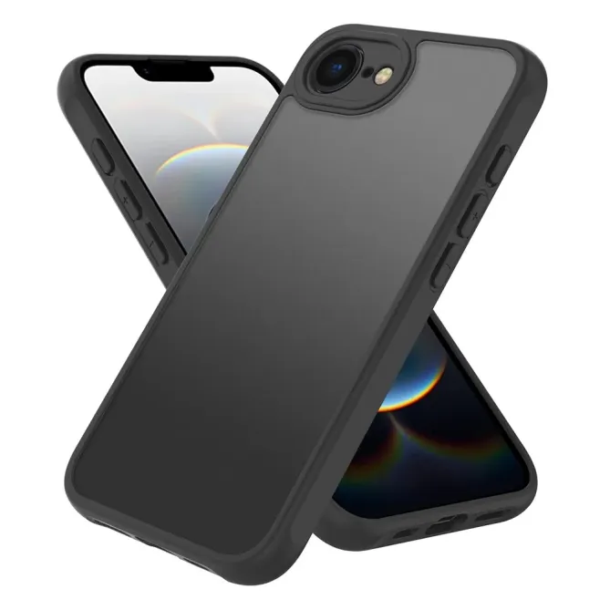 Coque iPhone 17e / 16e Hybride Dos Mat Anti-Traces