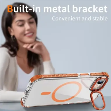 Coque iPhone 17e / 16e Support Objectif Magnétique Transparente