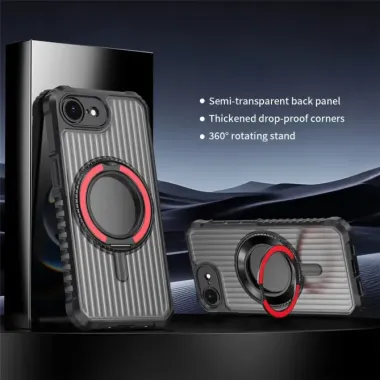 Coque iPhone 17e / 16e Anneau Magnétique Rotatif