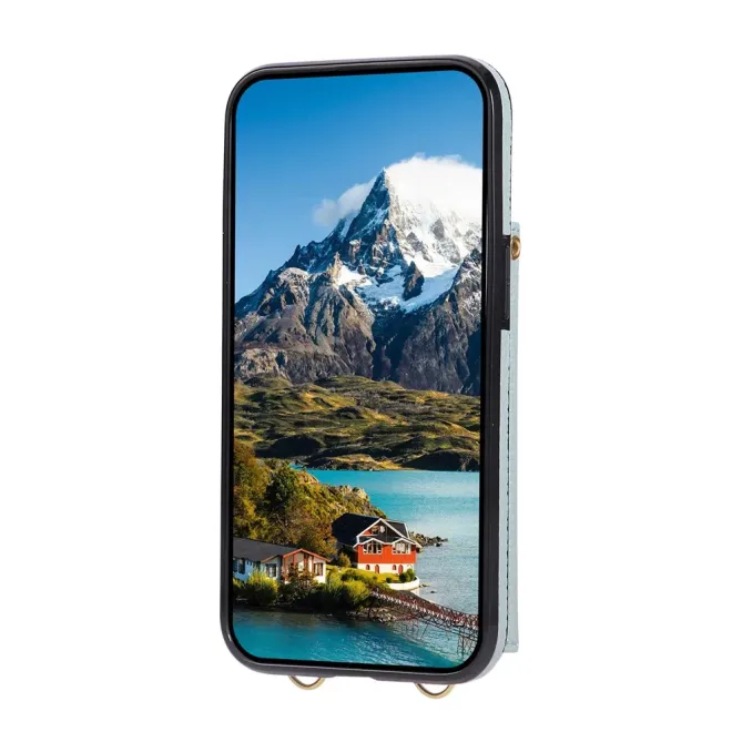 Coque iPhone 17e / 16e Portefeuille Bandoulière Matelassé