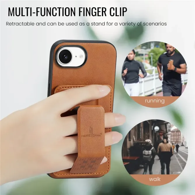 Coque iPhone 17e / 16e Portefeuille Support Magnétique