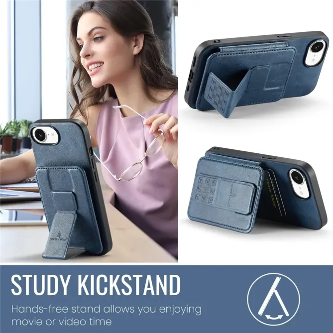 Coque iPhone 17e / 16e Portefeuille Support Magnétique