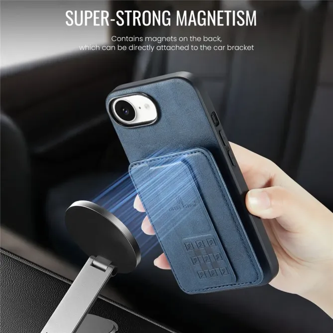 Coque iPhone 17e / 16e Portefeuille Support Magnétique