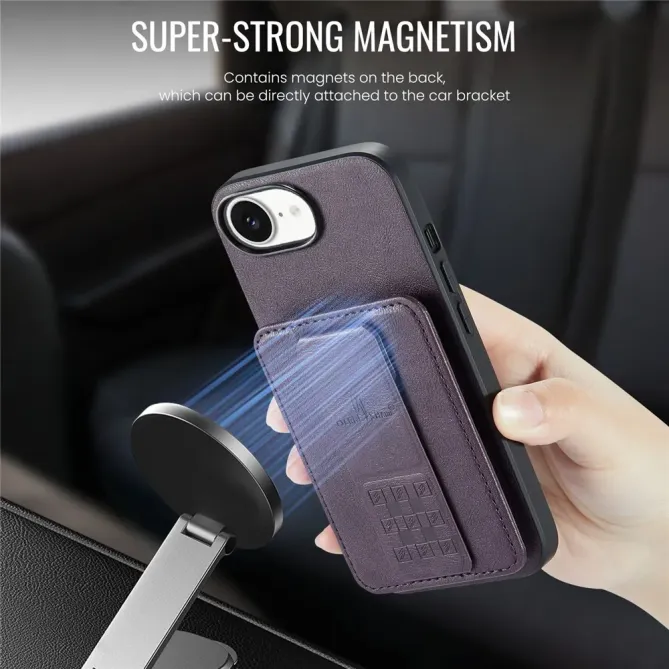 Coque iPhone 17e / 16e Portefeuille Support Magnétique