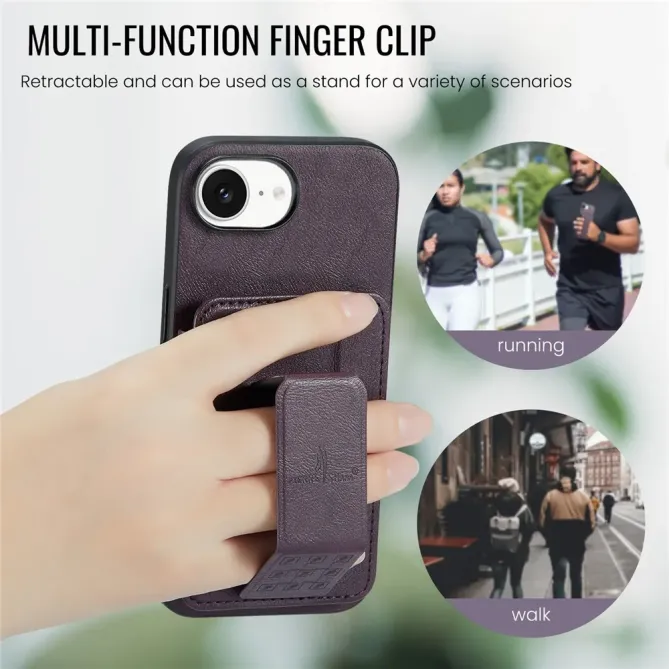 Coque iPhone 17e / 16e Portefeuille Support Magnétique