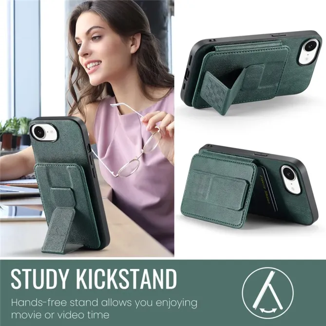 Coque iPhone 17e / 16e Portefeuille Support Magnétique