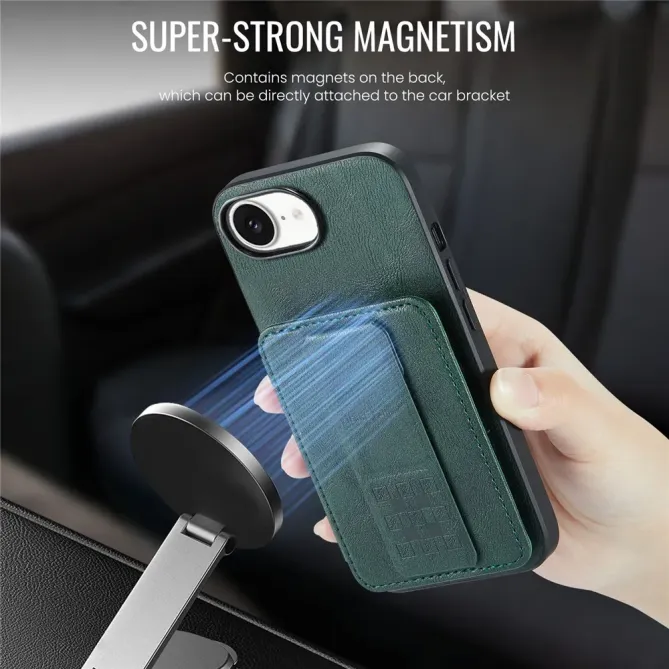 Coque iPhone 17e / 16e Portefeuille Support Magnétique