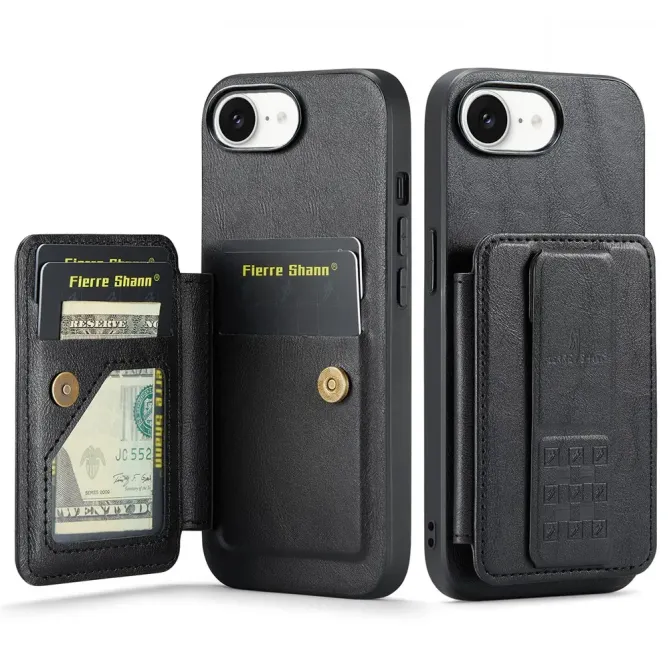 Coque iPhone 17e / 16e Portefeuille Support Magnétique