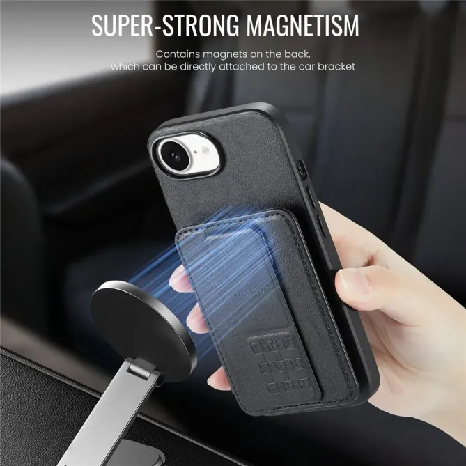 Coque iPhone 17e / 16e Portefeuille Support Magnétique