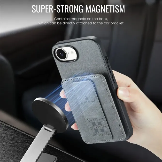 Coque iPhone 17e / 16e Portefeuille Support Magnétique