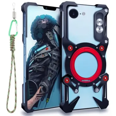 Bumper iPhone 17e / 16e Aluminium Anneau Magnétique