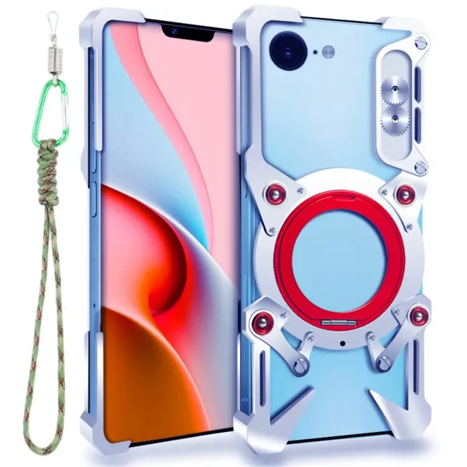 Bumper iPhone 17e / 16e Aluminium Anneau Magnétique