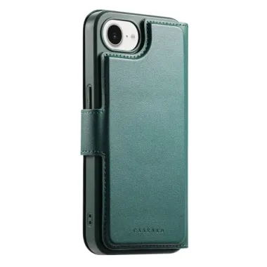 Housse iPhone 17e / 16e Coque Magnétique Portefeuille Détachable Vert foncé - photo 27