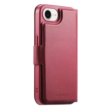 Housse iPhone 17e / 16e Coque Magnétique Portefeuille Détachable Rouge - photo 63