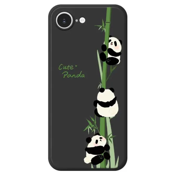 Coque iPhone 17e / 16e Cute Panda et Bambou