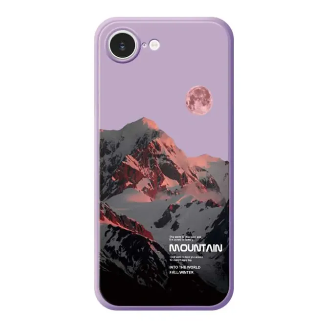 Coque iPhone 17e / 16e Mountain à Bords Droits
