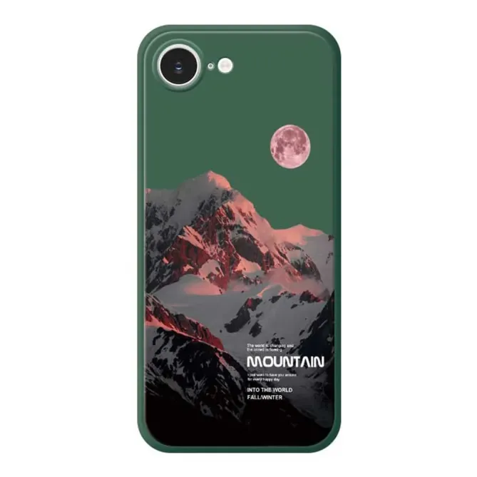Coque iPhone 17e / 16e Mountain à Bords Droits