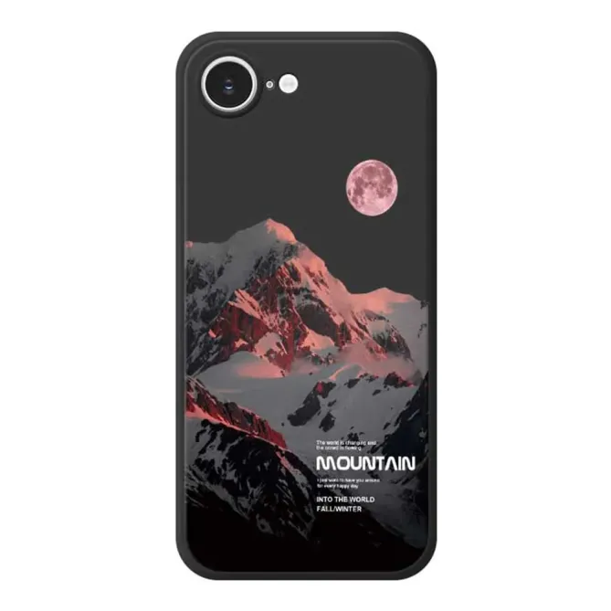 Coque iPhone 17e / 16e Mountain à Bords Droits
