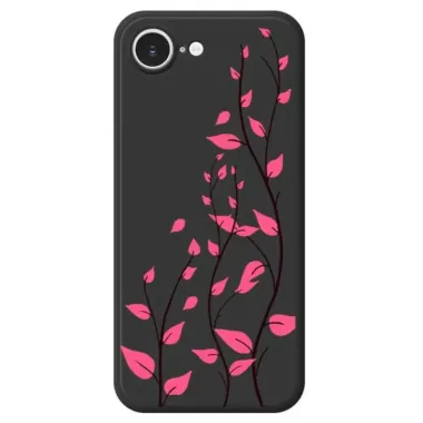 Coque iPhone 17e / 16e Silicone Végétal Contrasté