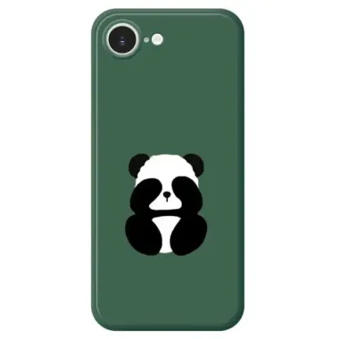 Coque iPhone 17e / 16e Panda à Bords Droits
