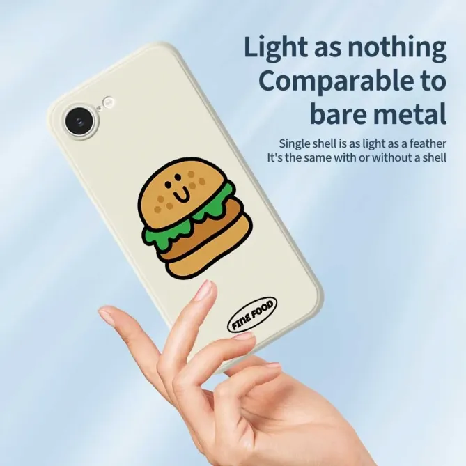 Coque iPhone 17e / 16e Burger Fine Food