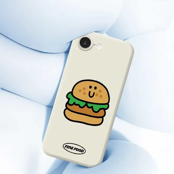 Coque iPhone 17e / 16e Burger Fine Food