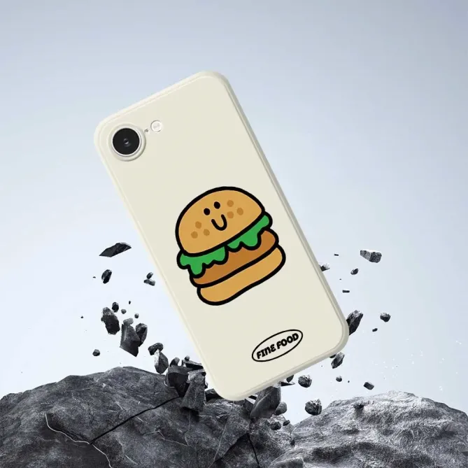 Coque iPhone 17e / 16e Burger Fine Food
