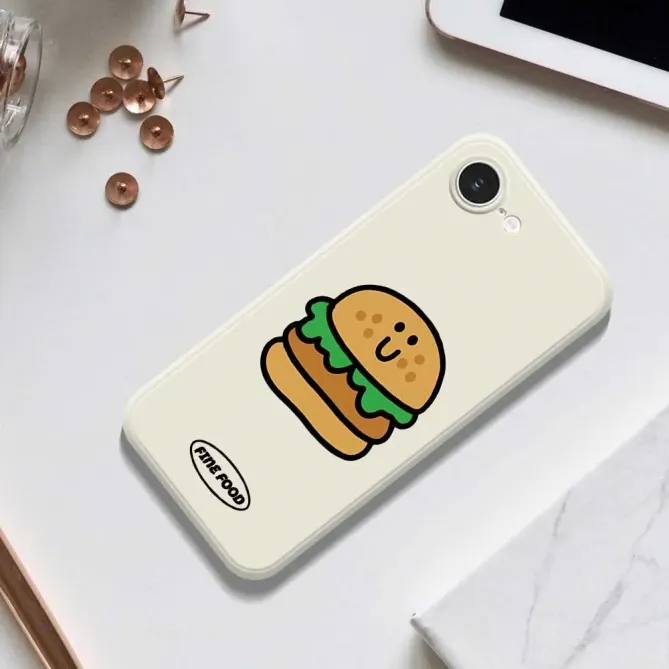 Coque iPhone 17e / 16e Burger Fine Food
