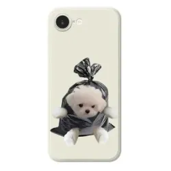 Coque iPhone 17e / 16e Puppy Trash Bag