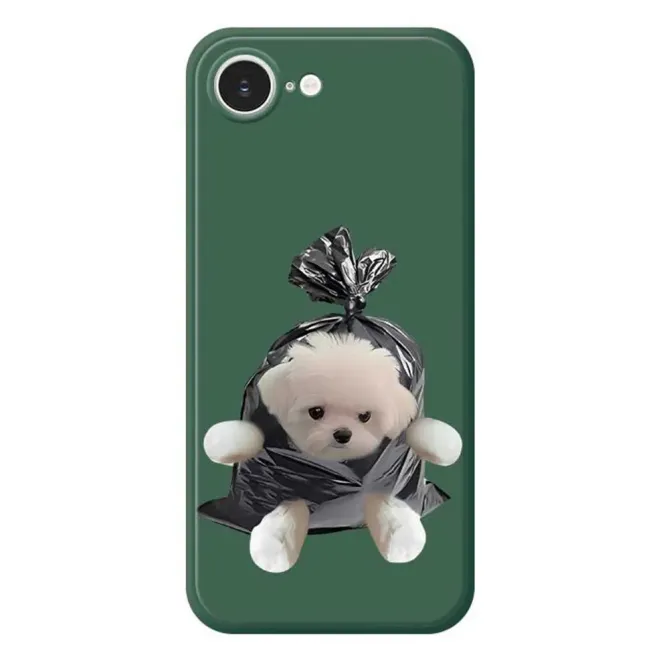 Coque iPhone 17e / 16e Puppy Trash Bag