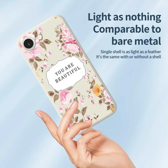 Coque iPhone 17e / 16e Floral Inspiring Quote