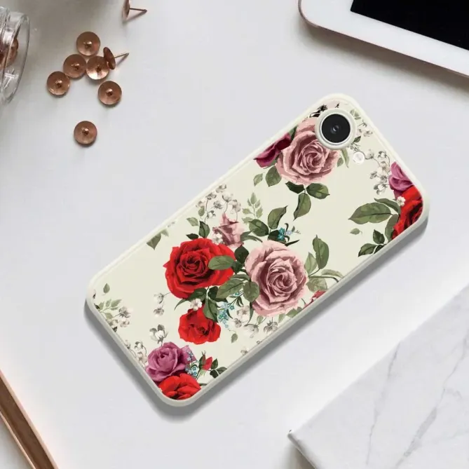 Coque iPhone 17e / 16e Jardin de Roses Artistique