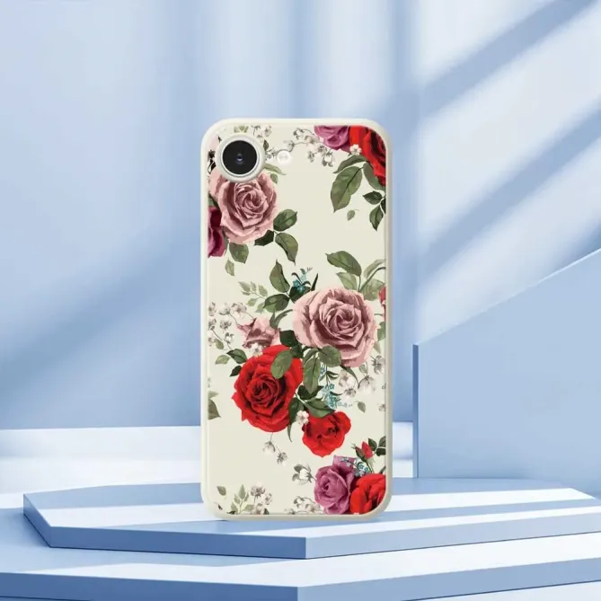 Coque iPhone 17e / 16e Jardin de Roses Artistique
