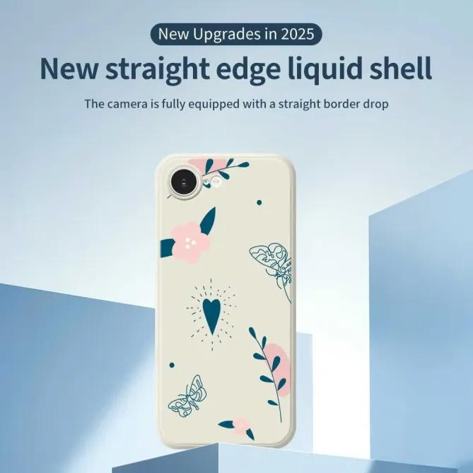 Coque iPhone 17e / 16e Boho Heart & Butterflies