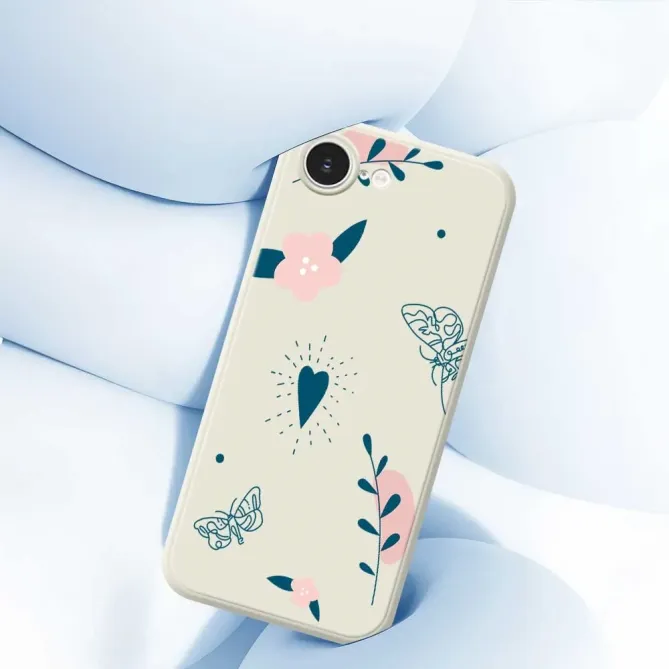 Coque iPhone 17e / 16e Boho Heart & Butterflies