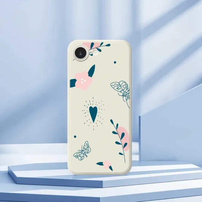 Coque iPhone 17e / 16e Boho Heart & Butterflies